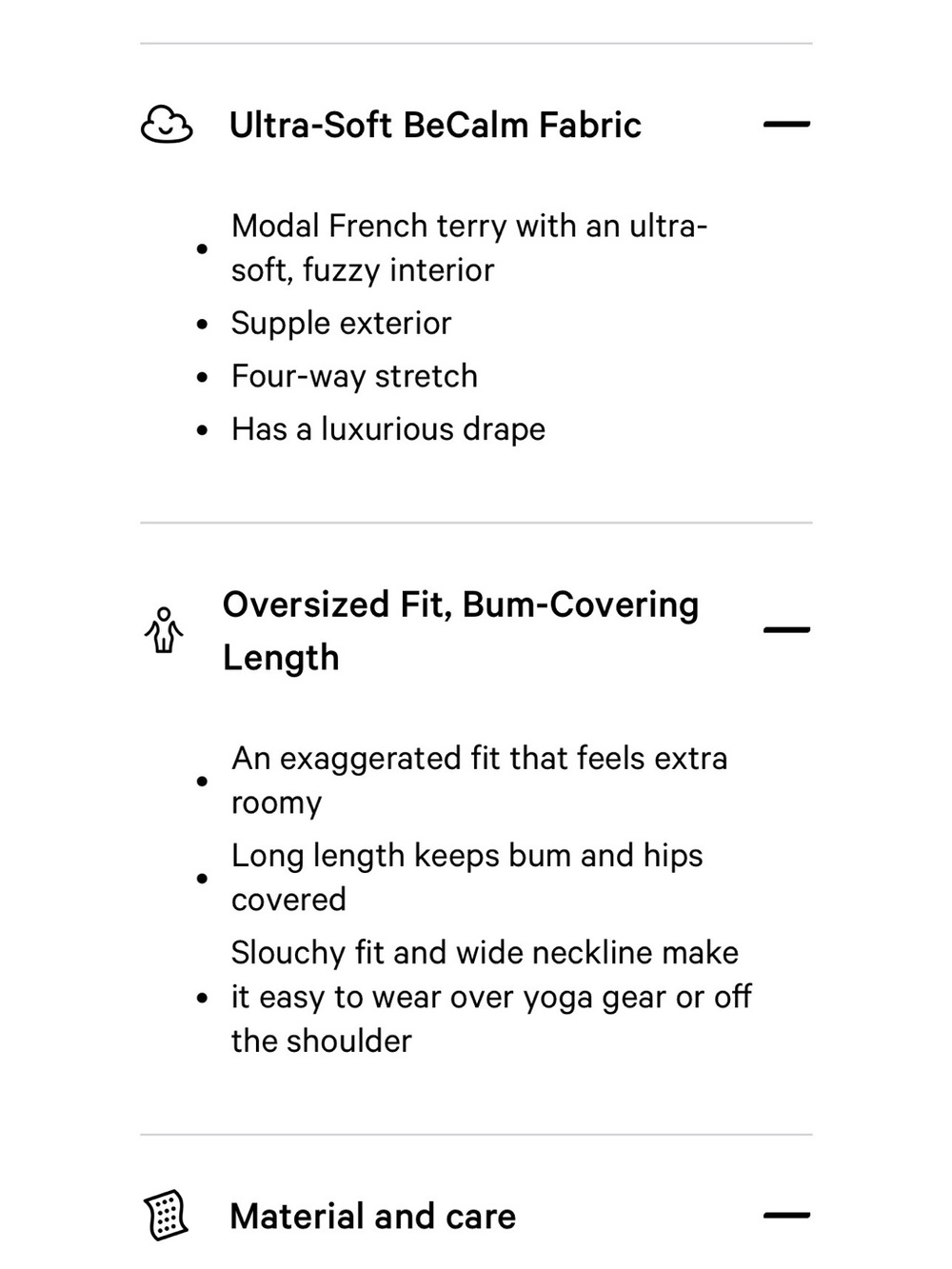 New! Lululemon BeCalm Oversized Boatneck Long Sleeve - Picture 7 of 7